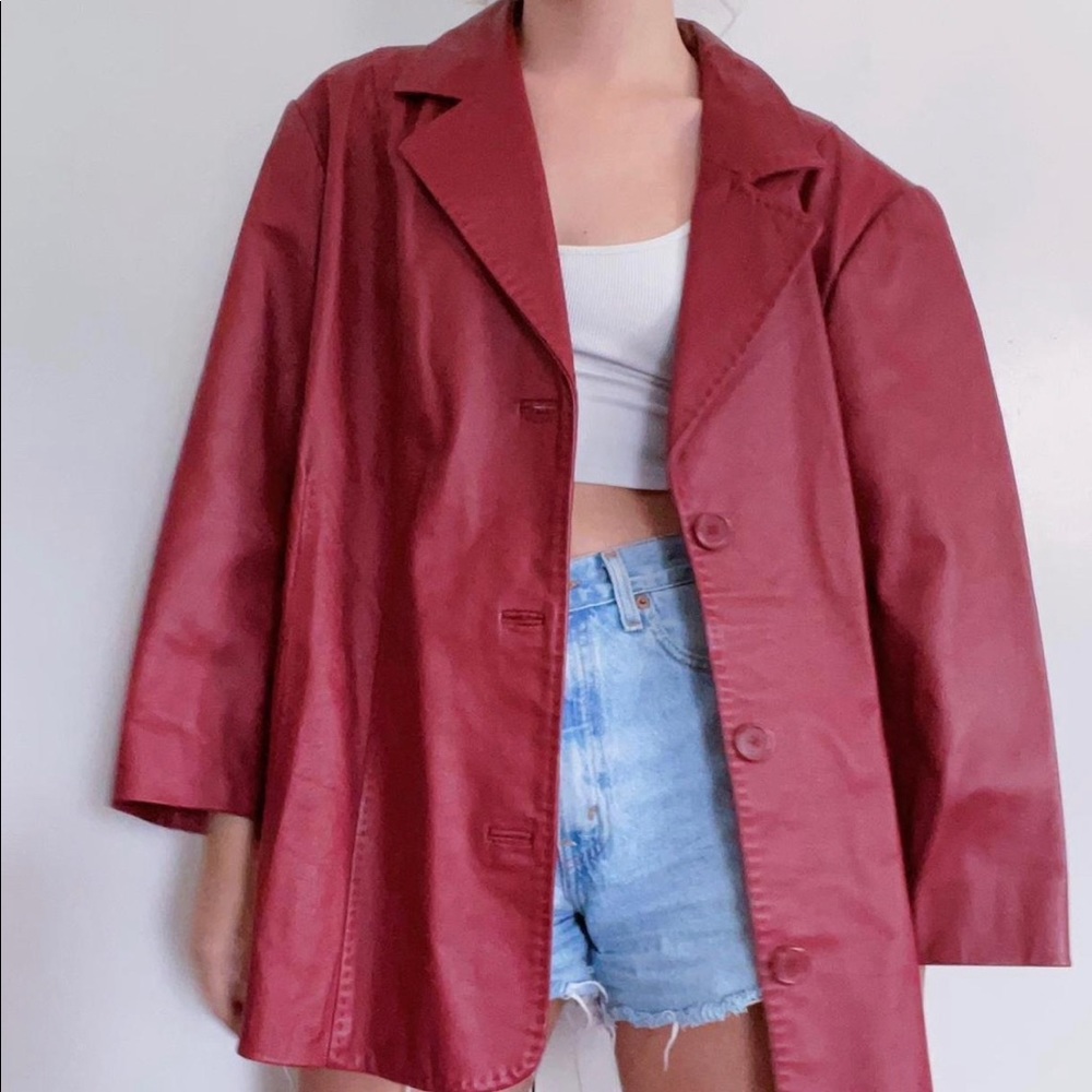 Genuine leather jacket